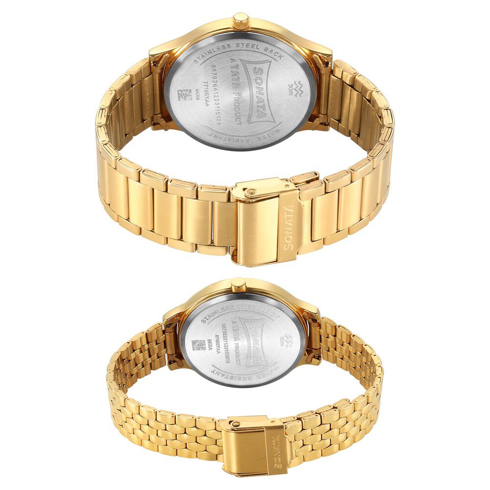 Buy Sonata Couple watch | rakshabandhan gifts Online at desertcartKUWAIT