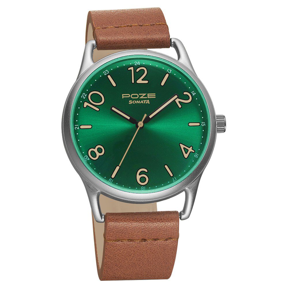 Iconic Link Emerald - Silver watch with Green Dial | DW
