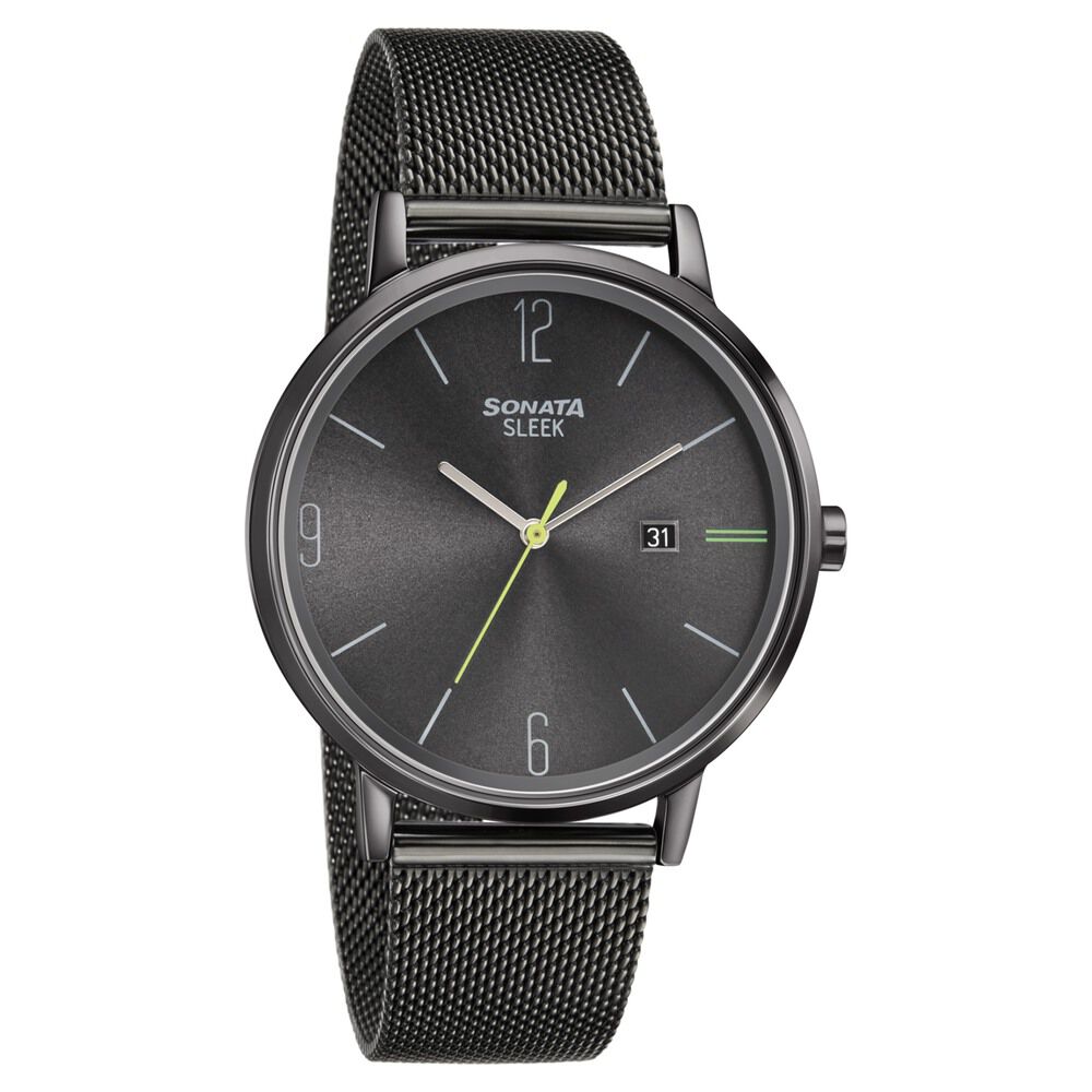 SONATA NP77083YM04W Essential Gents collection Analog Watch - For Men - Buy  SONATA NP77083YM04W Essential Gents collection Analog Watch - For Men  77083YM04W Online at Best Prices in India | Flipkart.com