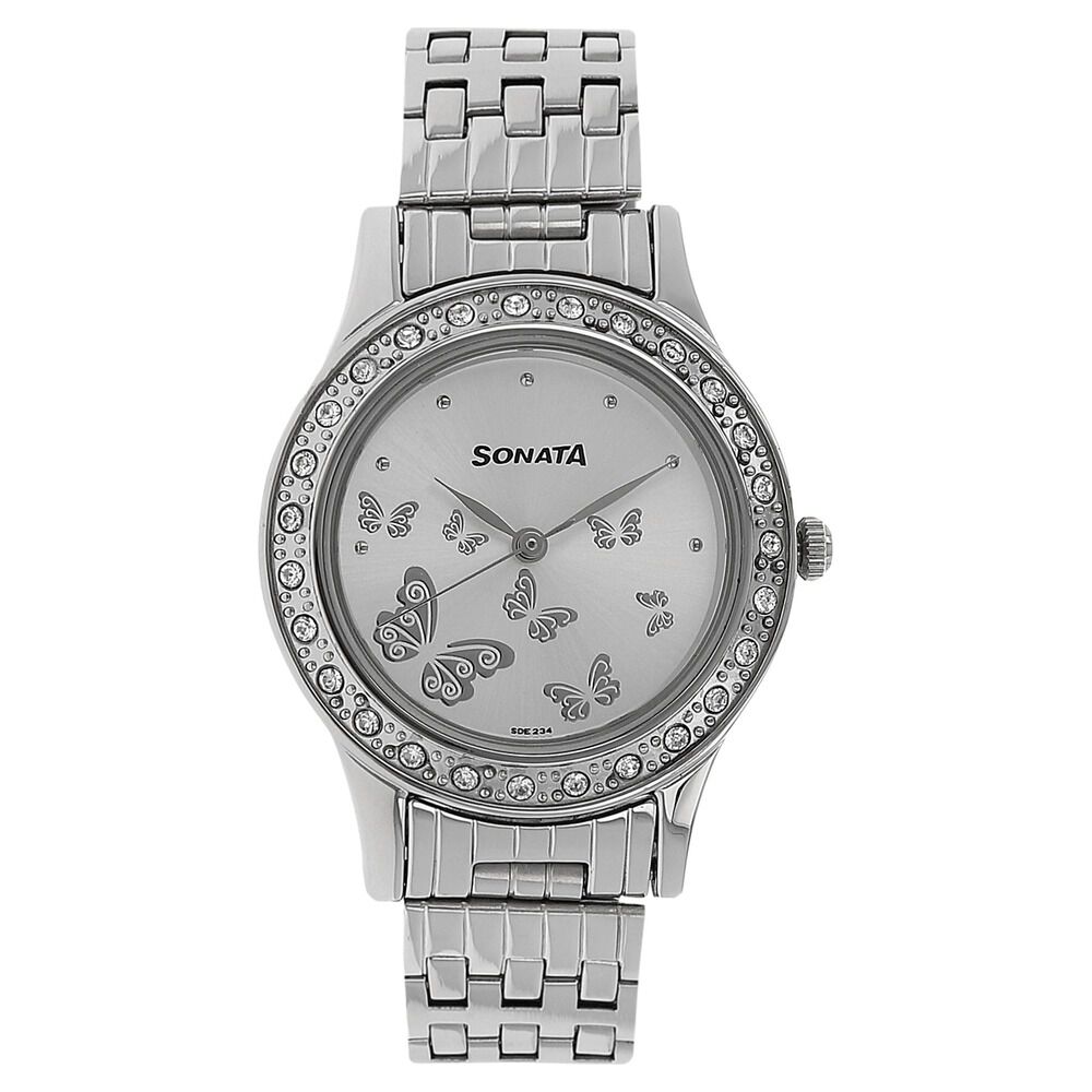 Kendall + Kylie Adult Ladies Bling Dial Silver Analog Watch Set -  Walmart.com