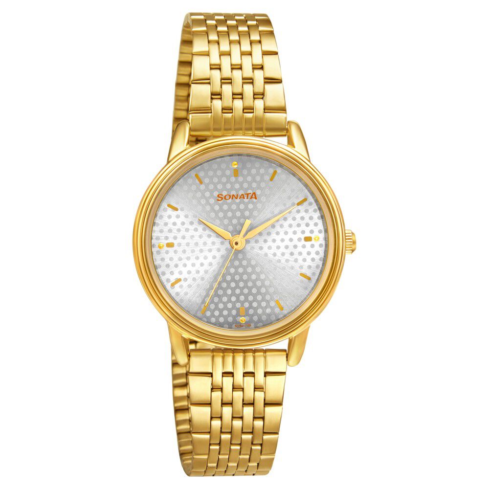 SONATA 8175YM03 Gold Edit Analog Watch - For Women - Buy SONATA 8175YM03  Gold Edit Analog Watch - For Women 8175YM03 Online at Best Prices in India  | Flipkart.com