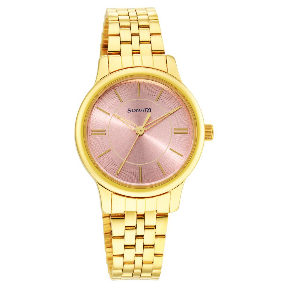 TONSY Analogue White Dial Women's Watch (Pink Color Girl's Watch) :  Amazon.in: Fashion