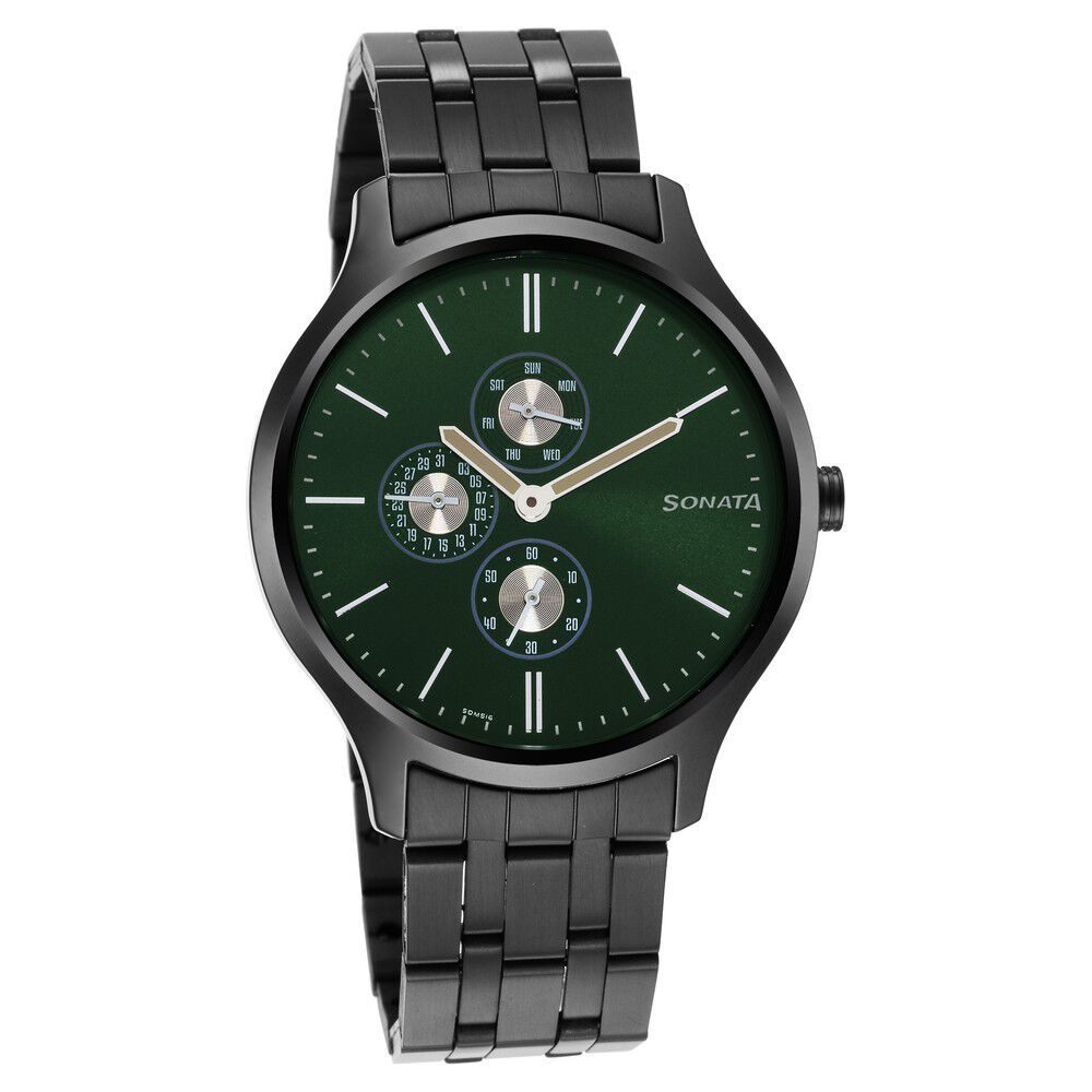 Stella Multifunction Green LiteHide™ Leather Watch - ES5243 - Fossil