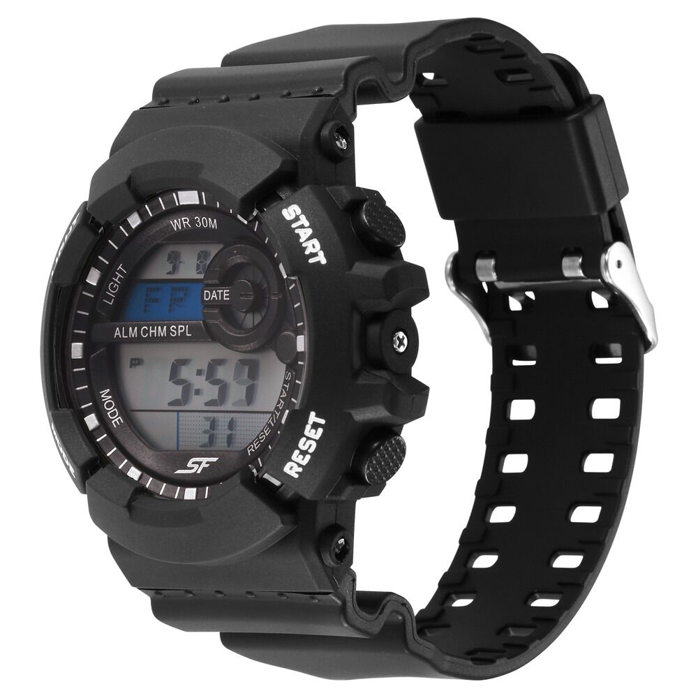 Rectangular Black Digital Watch For Men, For Daily, Model Name/Number: 9097  Plain at Rs 310/piece in Mumbai