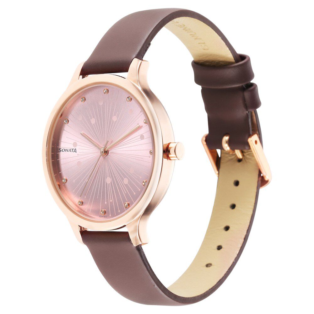 Buy ace sonata blush analog pink dial ladies watch in Bangalore, Free  Shipping - redblooms