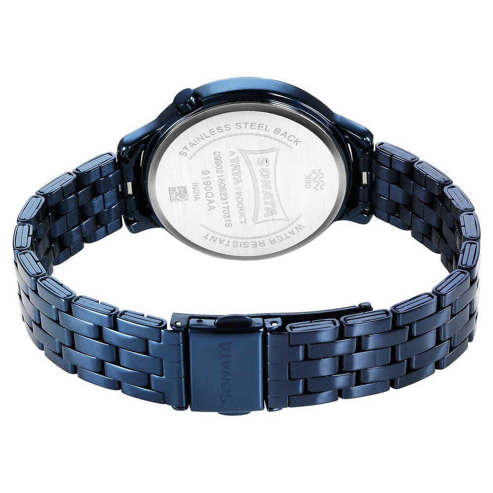 Sonata Analog White Dial Men's Watch - ND7034YM04A : Amazon.in: Fashion