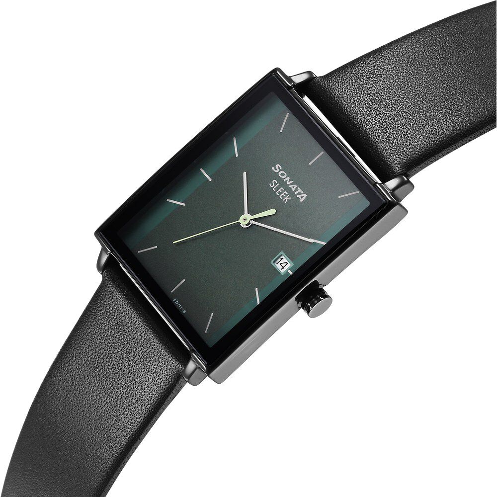 Buy Sonata Sleek Analog Black Men's Watch In Bahrain | Watches | Halabh