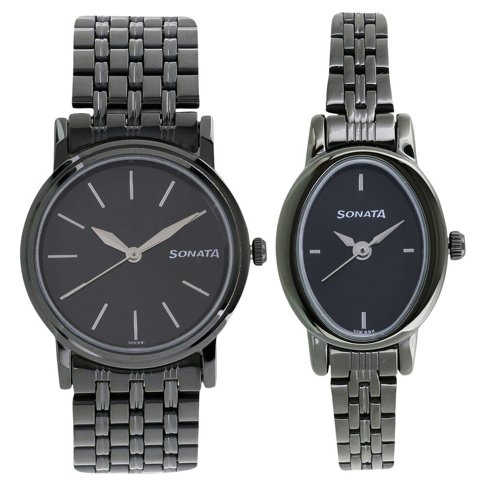 2021 Lowest Price] Sonata Analog Black Dial Mens Watch Nm7924nm01 /  Nl7924nl01 Price in India & Specifications