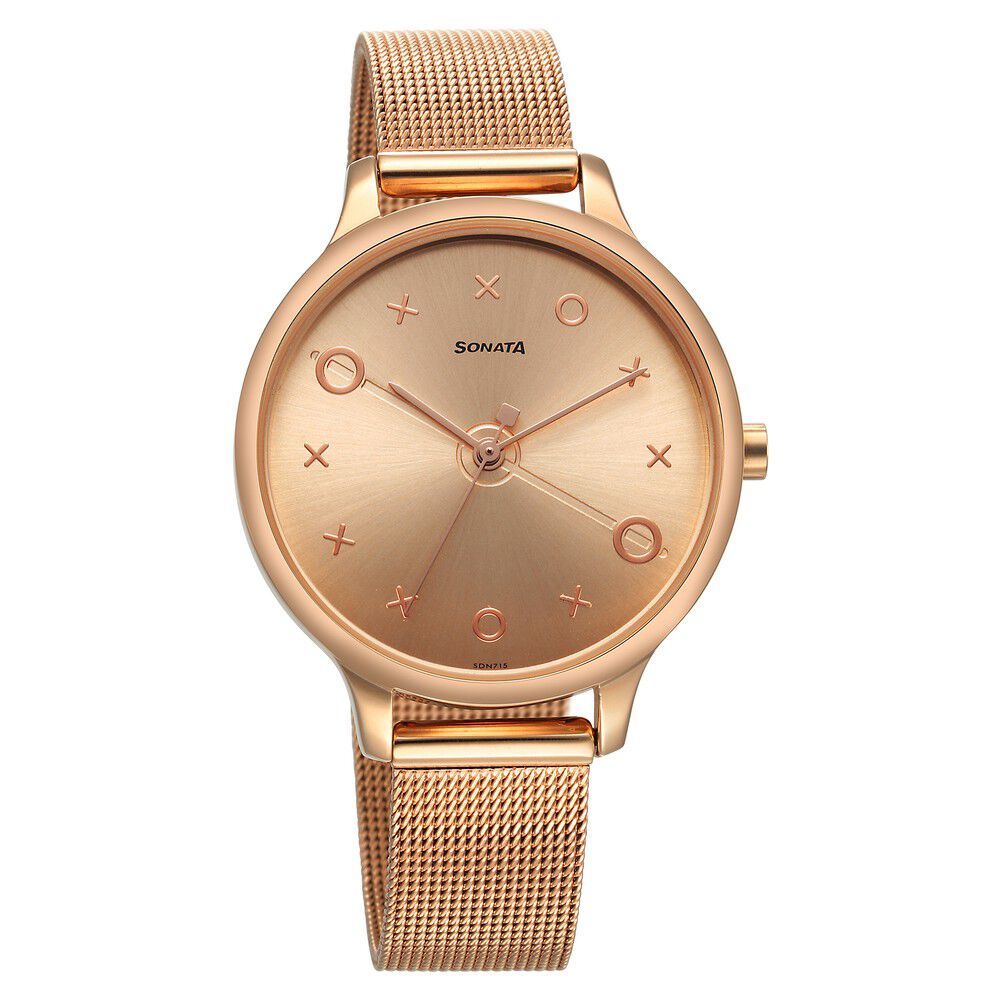 SONATA Gold Edit Gold Edit Analog Watch - For Women - Buy SONATA Gold Edit  Gold Edit Analog Watch - For Women 8176YM01 Online at Best Prices in India  | Flipkart.com