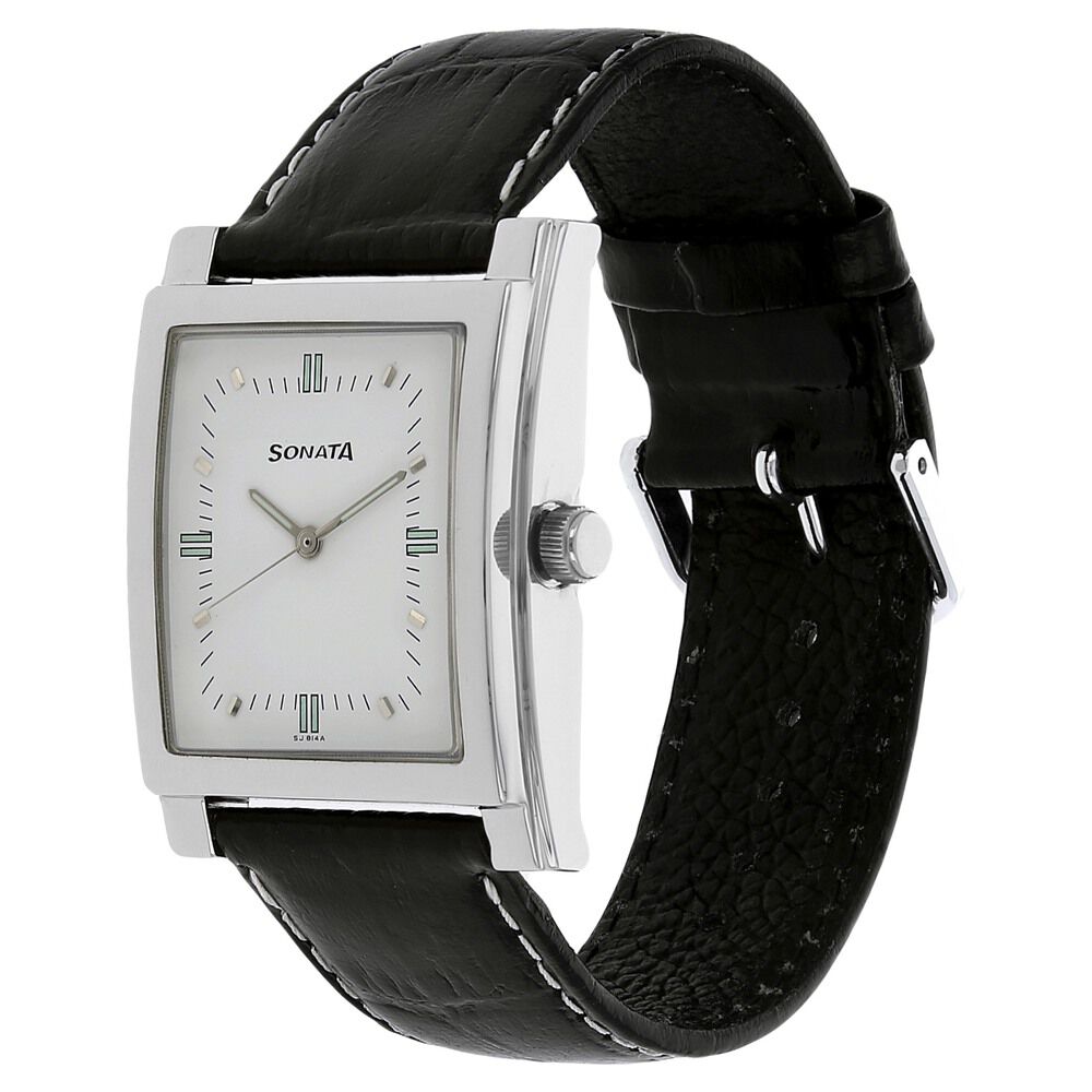 Buy Online Sonata Quartz Analog Silver Dial Stainless Steel Strap Watch for  Men - nr7953sm01w | Titan