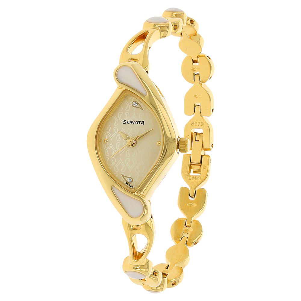 Buy Sonata Sona Sitara Women Rose Gold Toned Analogue Watch 8121QM01C -  Watches for Women 1497340 | Myntra