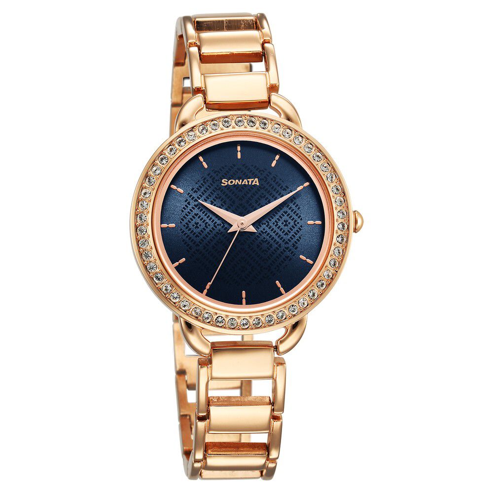 Women's 32mm Hex Shape Gold Bracelet Watch - Peugeot Watches