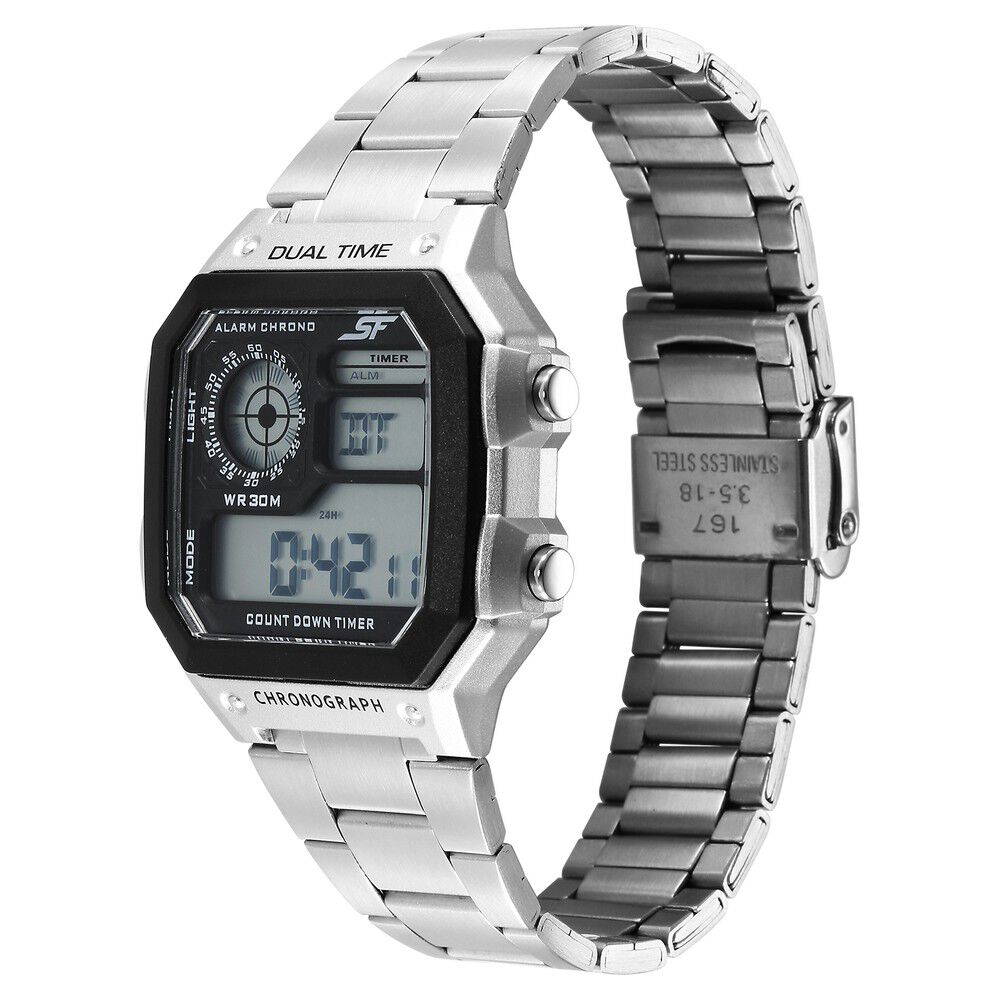 Rectangular Led Digital Metal Strap Watch at Rs 120/piece in Mumbai | ID:  21295794748