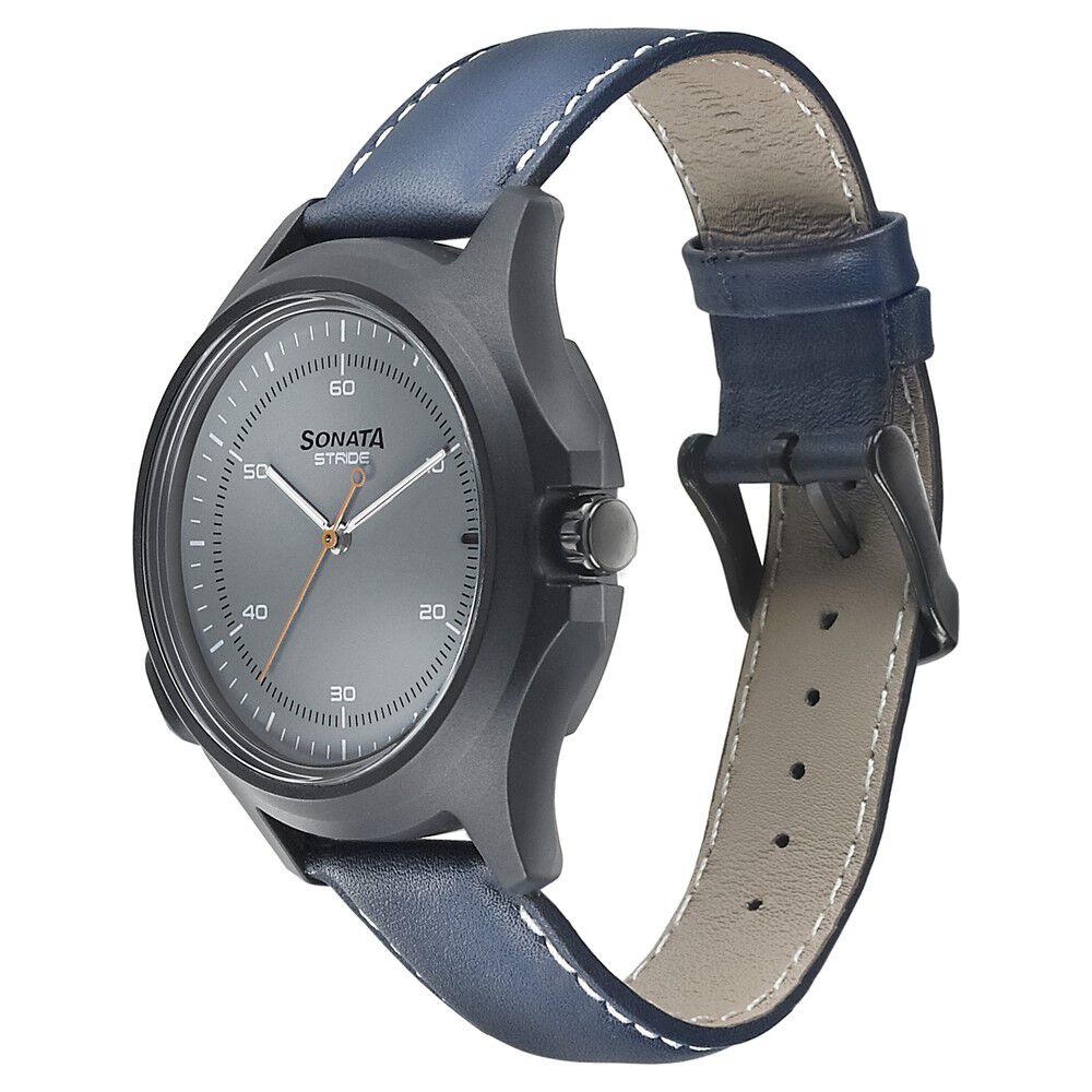 SONATA Smart Plaid in Black Dial TPU Strap Watch – GHADIWALE