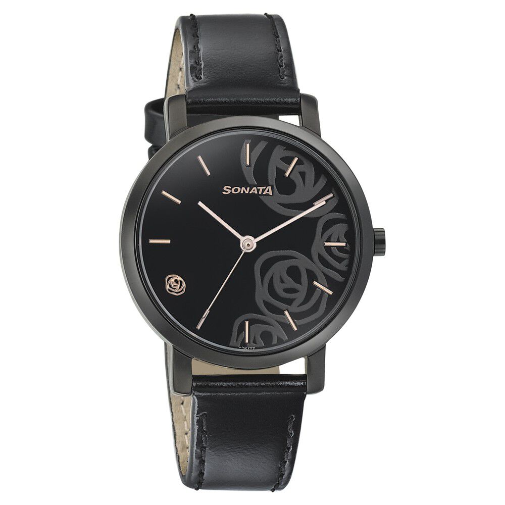 Unique Black Onyx Watch - MYKU