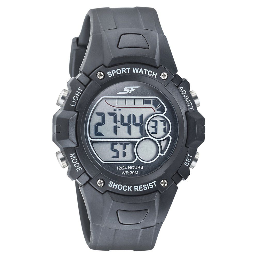 Buy Online SF Digital Dial Black Plastic Strap Watch for Men - nr7982pp06 |  Titan