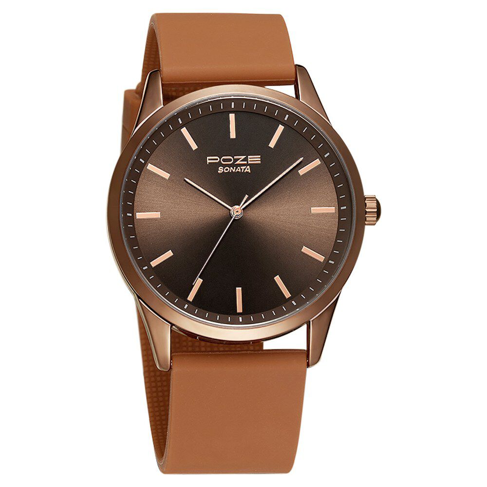 Men's Brown Leather Watch | Titan Leather Watch | Brown Watch for Men |  Men's Leather Watches Outfit | Brown leather watch, Brown watches, Leather  watch