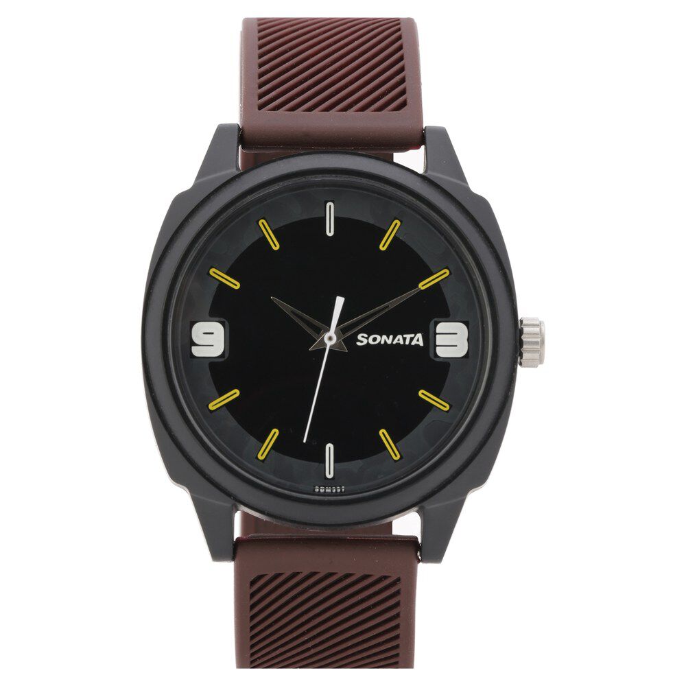 Dark Camo Leather Universal WatchBand (22mm) Buy At DailyObjects