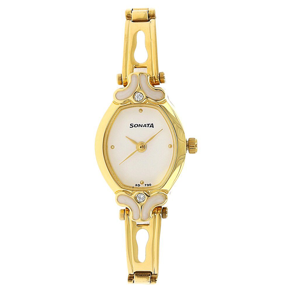 Amazon.com: Armitron Women's Japanese Quartz Dress Watch with Metal Strap,  Gold, 20 (Model: 75/5821MPGP) : Clothing, Shoes & Jewelry