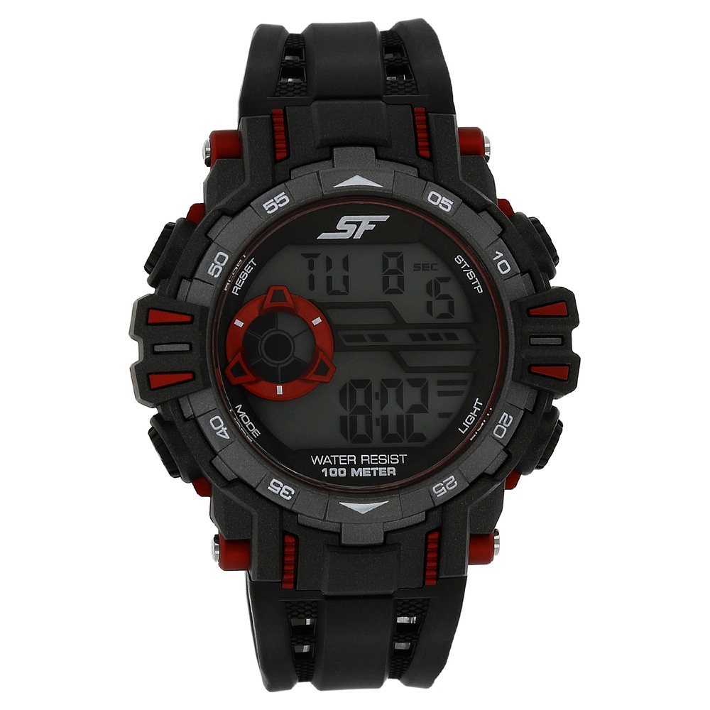 Buy Online SF Digital Dial Plastic Strap Watch for Men nm77069pp01 Sonata