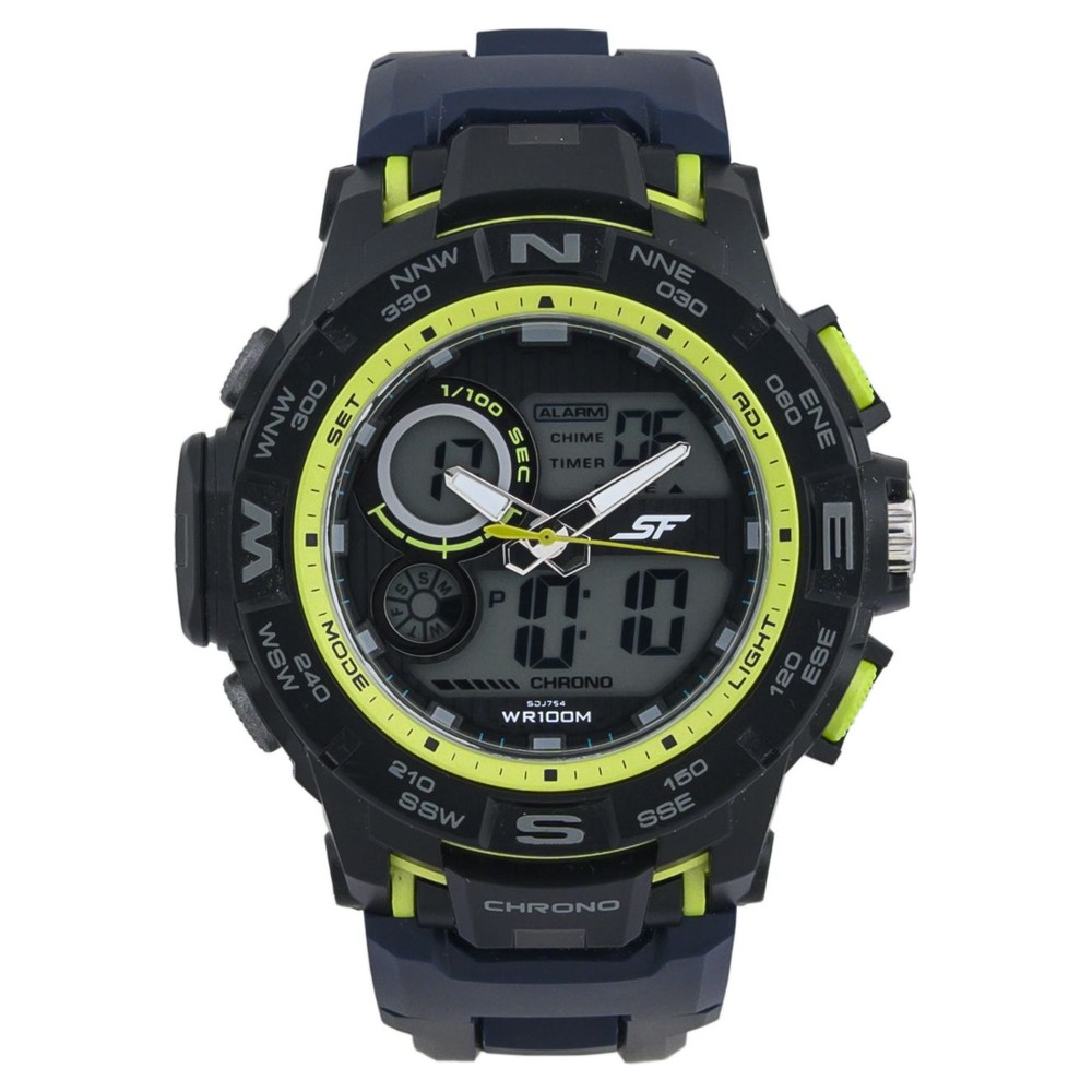 Buy Sonata SF Xtreme Gears Men Black Analogue And Digital Watch NL77070PP06  - Watches for Men 4451954 | Myntra