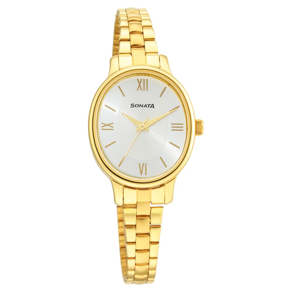 Buy Sonata Classic Analog Gold Dial Men's Watch-NL7023YM09/NP7023YM09  Online at desertcartINDIA