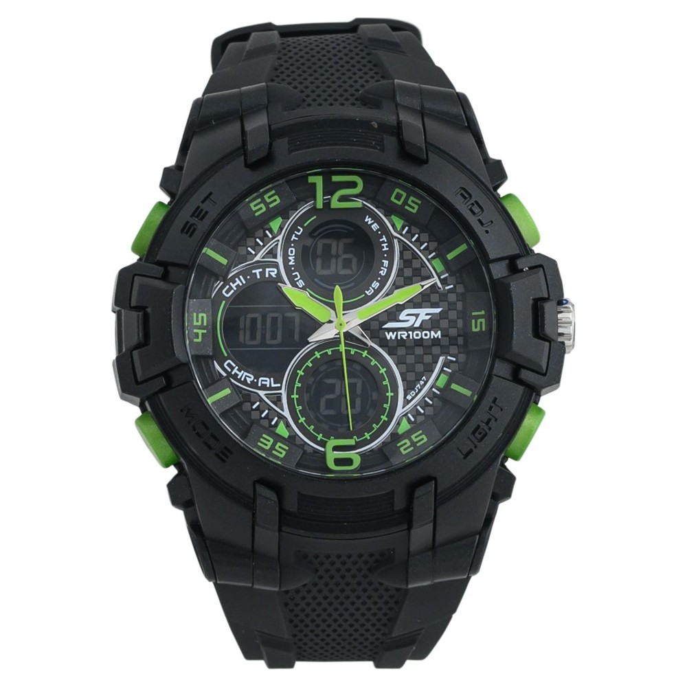 SF Economy Digital Black Round Dial Men's Sport Watch-77076PP06 :  Amazon.in: Fashion