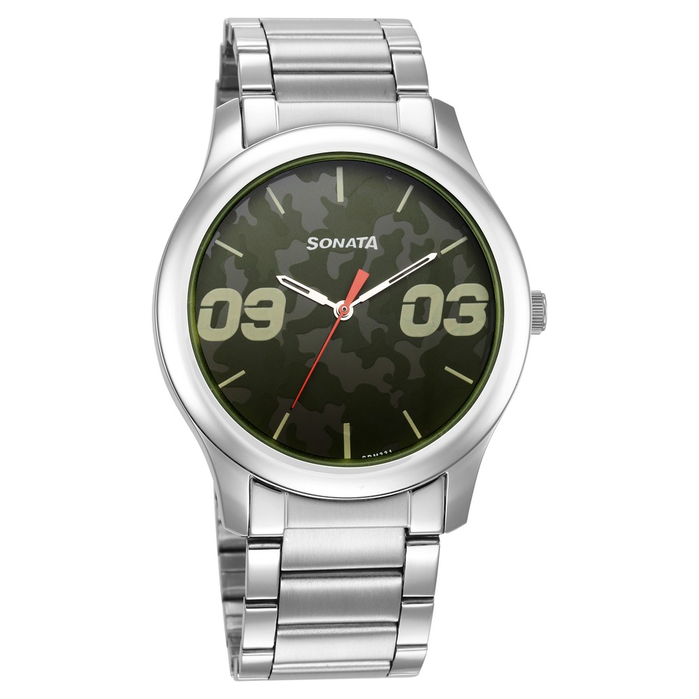 Stainless Steel Analog Dial 2024 Quartz