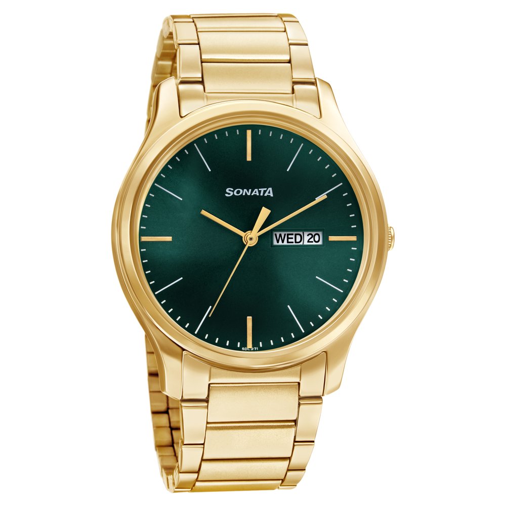 Sonata Men's Watch with Day Date | Giftsmyntra.com